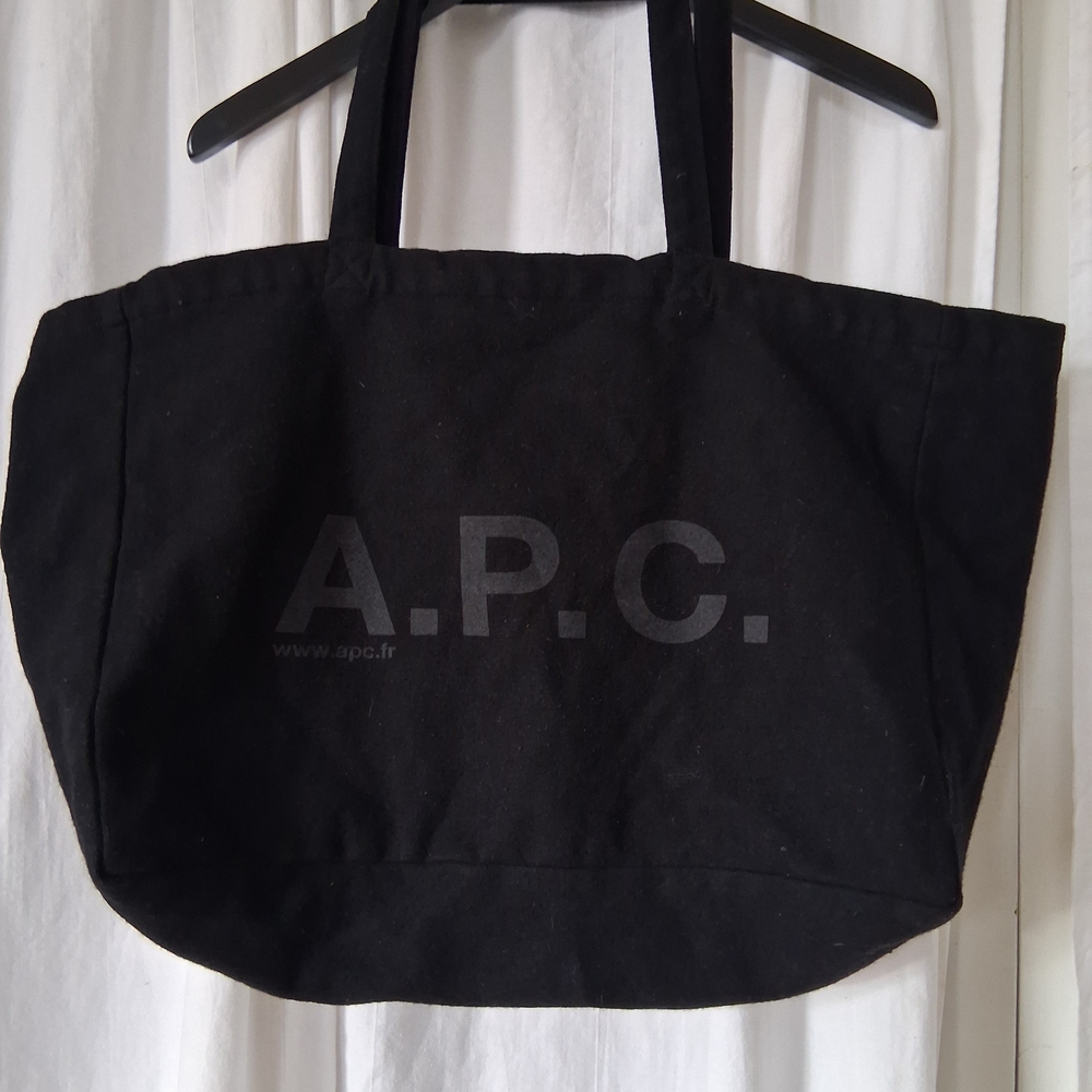 A.P.C. Black Tote Bag Unisex